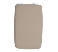 KIMISS Car Armrest Center Console Cover - Compatible with 58905-0E040-B0 - Synthetic Leather with Textured Finish (Beige)
