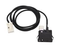 KIMISS Car AUX USB Switch Cable Harness for 3 Series X5 X6 Z Series - Plug and Play Replacement, High-Speed Data Transfer & o Adapter