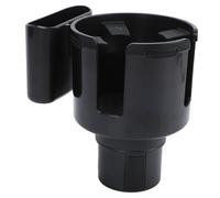 KIMISS Car Cup Holder Expander, 2 in 1 Adjustable Drink Holder with Phone Stand, Universal Fit for Truck SUV RV Boat, Data Cable Interface