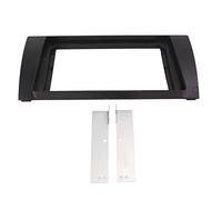 KIMISS Car Dashboard GPS Navigation Trim Cover - 9in Car Stereo Radio Fascia Dashboard GPS Navigation Trim Frame Replacement for 5 Series E39 1995-2003 - Stereo Bezel