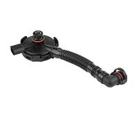 KIMISS Car Engine Crankcase Vent Valve with Hose for Touare 3.2L V6 2004-2006,OE 022103765A(Black)