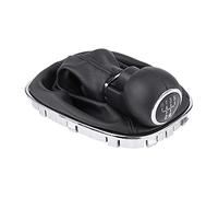 KIMISS Car Gear Shift Knob Lever Stick Gaitor Boot Cover for Corsa D