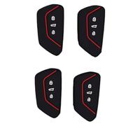 KIMISS Car Key Cover Slim Soft Non Slip Textured 4pcs