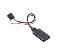 KIMISS Car Radio BT Aux Cable Premium Quality Audio Adapter for Cmax 2005 Onwards Black Plastic 18x12x2cm