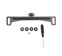 KIMISS Car Rear View Camera License Plate Bracket Stainless Steel Backup Camera Mount Adjustable 170 Degree Angle Pre Drilled Holder for Sedan SUV Truck Reverse Parking