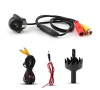 KIMISS Car Reversing Cameras,Universal Car Rear View Camera Small Straw Hat Rear View Blind Zone Night Vision Camera//reverse camera