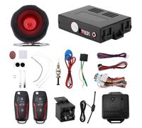 KIMISS Car Security Alarm System 12V Keyless Entry with Remote Start, Anti-Theft Features & Multi-Functionality for All 12V Vehicles