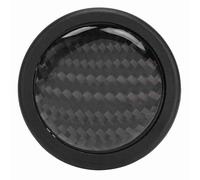 KIMISS Carbon Fiber Steering Wheel Button, Steering Wheel Horn Push Button for 6 Bolts for Steering Wheel