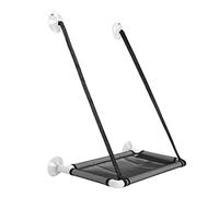 KIMISS Cat Window Hammock with Suction Cups Space Saving Washable Mounted Cat Seat Bed for All-Around Sunbath - Heavy Duty Perch for Indoor Cats - Pet Supplies/Beds & Furniture (Black)