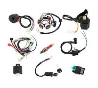 KIMISS CDI Ignition Coil CDI Wiring Harness Quad Wire Harness Electric Motor Stator 110cc Electric Start Wiring Harness for 50cc 70cc 90cc 110cc 125cc ATV Quad Dirt Bike Go Kart Parts