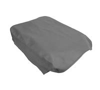 KIMISS Center Console Armrest Cover Skin for Fit for RAM 1500 2500 3500 - Fiber Leather Replacement, Easy Installation (Grey)