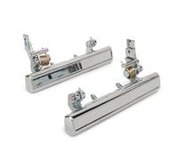 KIMISS Chrome Front Outside Door Handle Set for 1971-76, Durable 2 Pcs Exterior Handles Replacement for Classic Cars