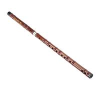 KIMISS CKey Dry Bitter Bamboo Flute Traditional Orchestral Instrument Set with Storage Box ZD02 - Ideal for Beginners and Performance