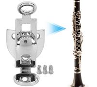 KIMISS Clarinet Thumb Silver Rest - Portable Adjustable Armrest for Enhanced Comfort in Musical Instrument Accessories