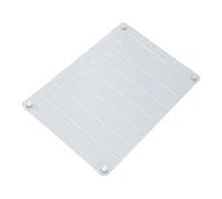 KIMISS Clear Calendar Planning Board - Reusable Magnetic Acrylic Wet/Dry Erase Board for Refrigerator - Versatile Planner for Home and Office Use (Weekly Schedule)