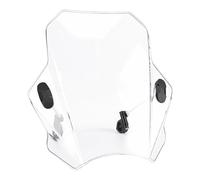 KIMISS Clear Motorcycle Windshield Deflector for - Adjustable Windscreen Front Flyscreen with Premium ABS Material for Enhanced Riding Experience