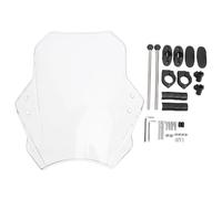 KIMISS Clear Motorcycle Windshield for , Adjustable Air Deflector Flyscreen, Transparent Windscreen Replacement, Front Wind Deflector, Motorbike Windshield