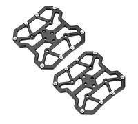 KIMISS Clipless Pedal Converter for - 1 Pair Aluminum Alloy Bike Bicycle Clipless Pedal Platform Adapters for - Adaptive Flat for Pedals (Black)