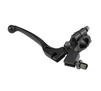 KIMISS Clutch Lever Motorcycle Clutch Lever Clutch Lever Bracket Aluminum 22mm 7/8in Folding Handlebar Motorcycle Clutch Brake Lever Handle with Perch for 50 - Dirt Pit Bike Black