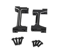KIMISS CNC Aluminum Alloy Bumper Set for 1/18 RC Crawler TRX4M, Durable Front and Rear Mounts