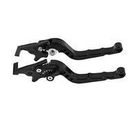 KIMISS CNC Aluminum Brake Lever Set for Motorcycles, 7/8 Inch Handlebar Replacement, Heavy Duty Motorbike Accessories (Black)