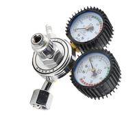 KIMISS CO2 Gas Cylinder Regulator with Dual Gauge for Kege or, Beer Brewing, Welding & Oxygen Use, G5/8 Carbon Dioxide Pressure Reducer