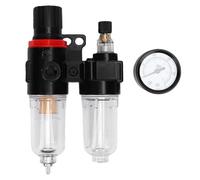 KIMISS Compressed Air Filter Regulator Lubricator Combo Air Filter Regulator FRL Combo AFC 2000 G1 4 0 to 1MPa Self Locking Water Oil Trap Separator with 60ml Cup for Automotive
