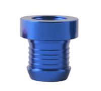 KIMISS Cooler Thermostat Bungs Kit Aluminum Alloy Dual Plug (Blue)