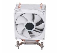 KIMISS CPU Cooling Fan 3.54in with 2 Heat Pipes, 3pin 12VDC 2000RPM Hydraulic Bearing CPU Air Cooler for 775 1150 1151 1155 1156 Motherboards, Fits AM3 AM4 Sockets