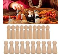 KIMISS Creative DIY Puppet Crafts: 20PCs Innovative Puppet Marionette Crafts Ornaments for Family/School/Community - High Playability Skills Development (JM01895)