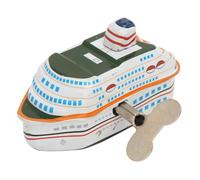 KIMISS Cruise Ship Tin Toy Wind Up Collection - Vintage Retro Boat Toy for & Collectors - Creative Home Decoration & Special Occasion Props