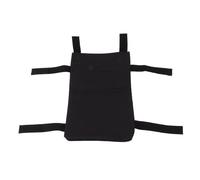 KIMISS Crutch Storage Bag, Small Item Storage Bag with Straps Portable Walker Oxford Fabric Light Weight Hanging Crutches Underarm Crutch 20 30cm Black Carrying Pocket Portable Walking