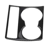 KIMISS Cup Holder Trim Cover Carbon Fiber for B8 2009-2015 | Center Console Panel for Glk 350, Lightweight Wood Grain Interior, Precise Fit Accessory