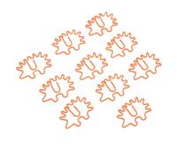 KIMISS Cute Paper Clips, 100pcs Mini Shaped Metal Clips, Rustproof Electroplated for Scrapbooking and File Classification