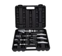 KIMISS Cylinder Hone Tool Set 1-4in Adjustable Engine Cylinder Honing Kit with 5 Stone Attachments for Automotive Engine Rebuilding and Maintenance