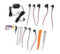 KIMISS Dash Cam Hardwire Kit, 12V-28V to 5V Type C USB for Dash Camera, 10.5ft Power Cord with Low Voltage Guard and Fuse Kit