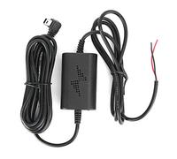KIMISS Dash Cam Hardwire Kit Low Voltage Line 12V/24V to 5V Cable2.5A Step down Line Left Angle Mini USB Step-Down Line for Parking Management
