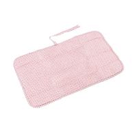 KIMISS Diaper Changing Pad, Foldable Portable Nylon Pad, Mats Baby Mat for Home Car Outdoor Beige F Leaves (#1)