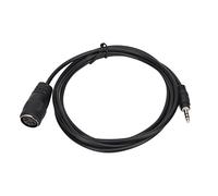 KIMISS DIN 5 Pin to 3.5mm Cable - 4.9ft Professional Pure Copper Core Adapter, Female to Male Sound Converter for o Devices