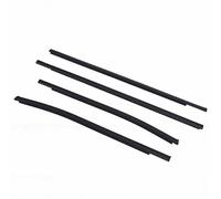 KIMISS Door Window Weatherstrip Seal, MN117611 MN117612 Rubber Window Trim Replacement for L200 Triton Double Cab 2006-2014