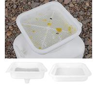 KIMISS Double Layer Food Grade Honey Strainer Filter Sieve for Beekeeping - Efficient Honey Filtering Tool
