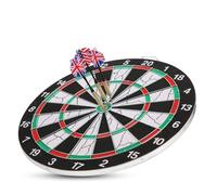 KIMISS Double-Sided Flocking Dartboard Set - Fun Target Game for KTV, Leisure, and Game Rooms - Includes Dart Rods and Accessories for All Ages