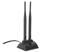 KIMISS Dual Band High Gain 6DBI WiFi Antenna 2.4G/5G RPSMA Kit for Wireless Network Router Accessories