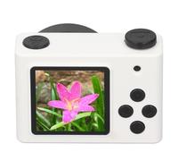 KIMISS Dual Lens HD Video Camera 720P Small Portable Camera with Front and Rear Auto, Type C Interface, and Voice Recording for Teens and Students (White)