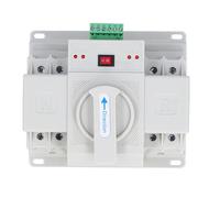 KIMISS Dual Power Electrical Selector Switch 2P ATS - Automatic Transfer Switch with - Miniature Breaker Type (63A)