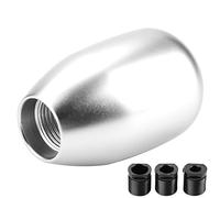 KIMISS Durable Gear Knob - 5 Speed Manual Lever with Universal Adapters for Car, Metal Construction, Smooth Finish