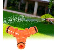 KIMISS Durable Heavy Duty Brass 3 Way Hose Connector Splitter Garden Water Splitter with Shut-Off Valves (Three-Way Pacifier)
