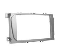 KIMISS DVD Panel Frame, 2 Din Fascia 7in Navigation Fascias Frame DVD Radio Player Panel Trim Fits for Focus 2004-2010 Car Audio Double DIN Facia Adaptor, Black