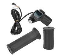 KIMISS E Bike Thumb Throttle with LCD Voltage Display - Real-Time Power Switch for 12V to 99V Electric Vehicles - Universal Fit for Lithium and Lead-Acid Batteries