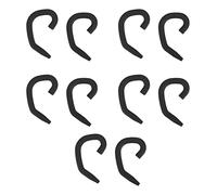 KIMISS Ear Savers Masks - 5 Pairs Face Cover Ear Hook Soft Silicone Reusable Comfortable Face Cover Protector Hook Kids Adults - Pain Relief (Black)